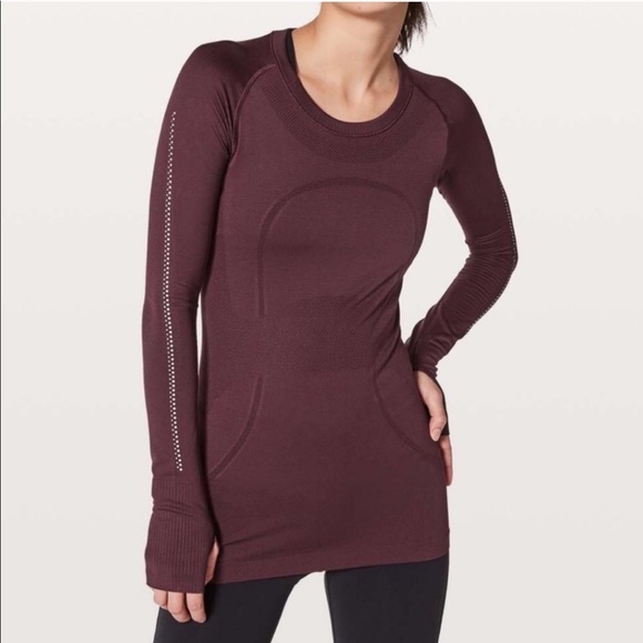lululemon athletica Tops - Lululemon Swiftly Tech Longsleeve Crew Reflective